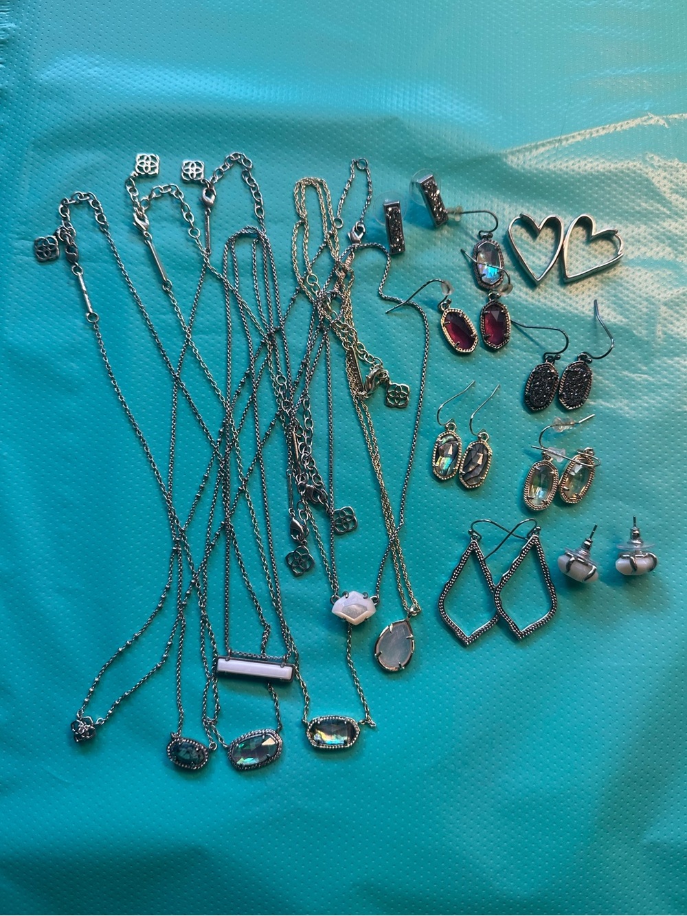 Mixed lot of Kendra Scott necklaces and earrings
